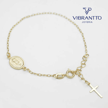 Pulsera Virgen De Guadalupe 16.5 cm Extensor