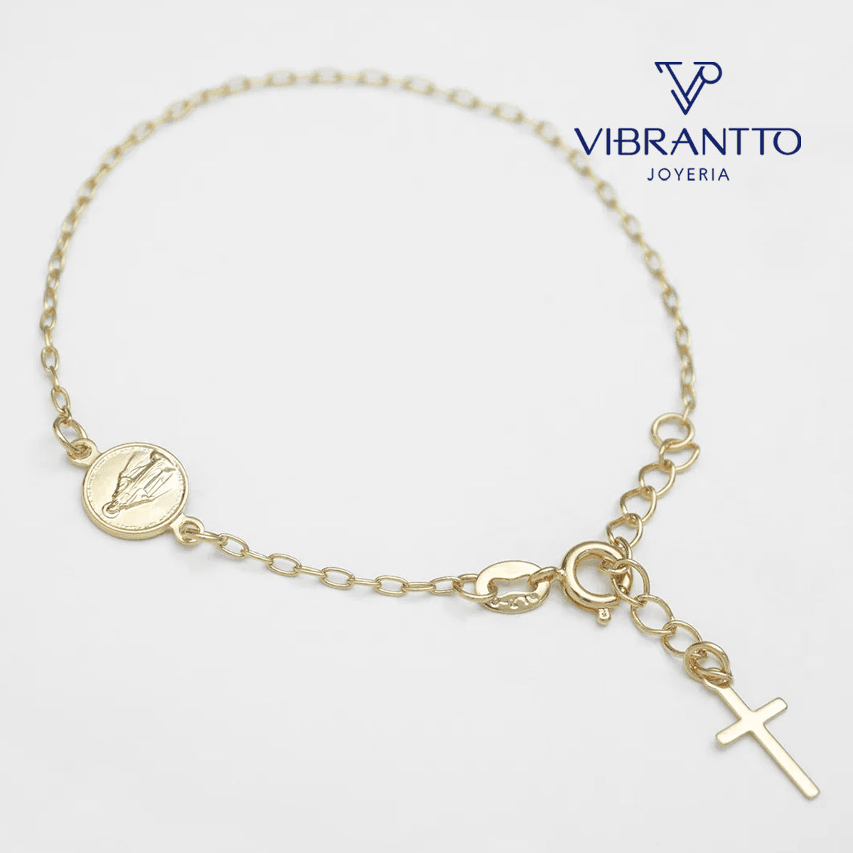 Pulsera Virgen Milagrosa 16.5 cm Extensor