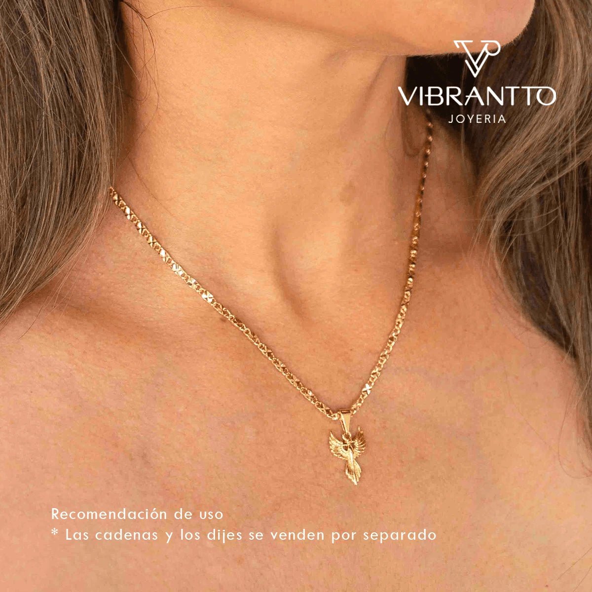 Dije Ave Fénix - Vibrantto Joyería