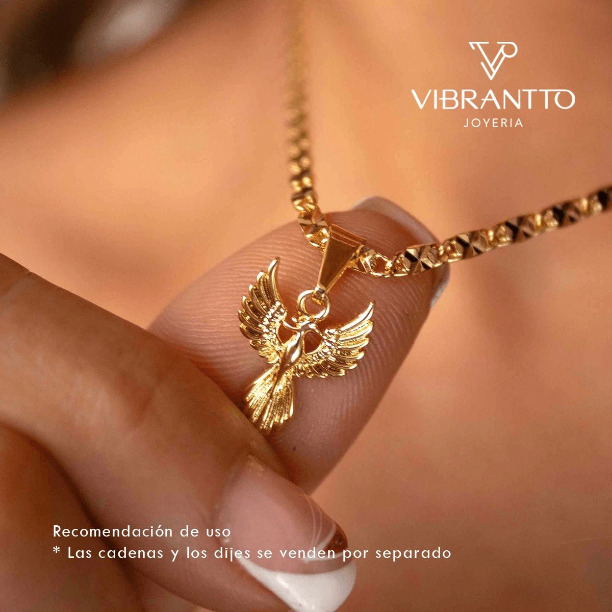Dije Ave Fénix - Vibrantto Joyería
