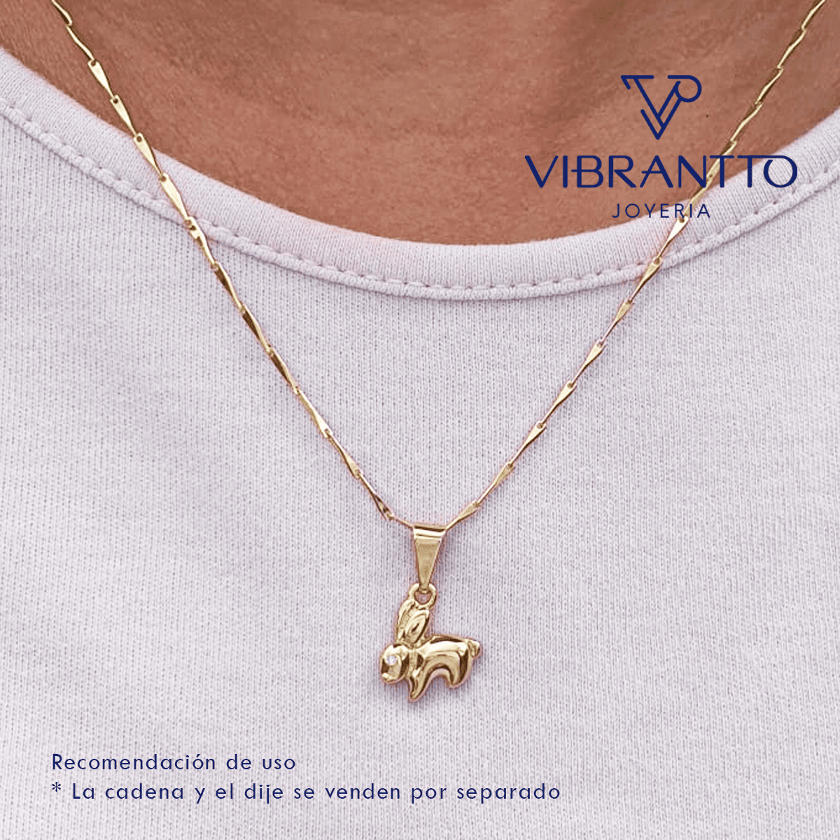 Dije Rabbit - Vibrantto Joyería