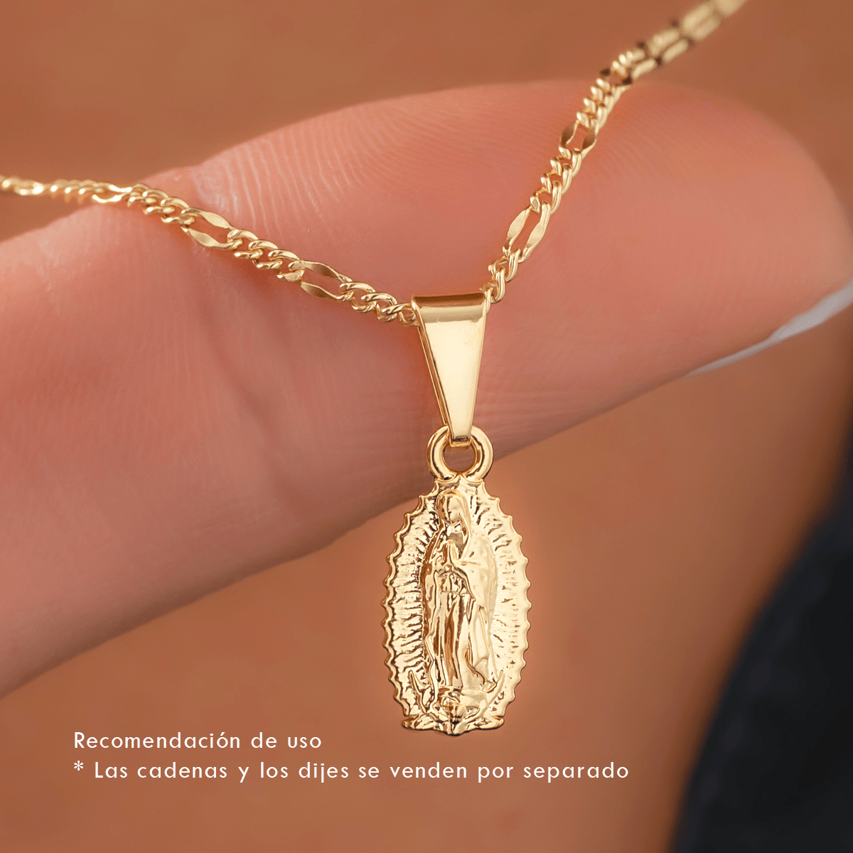 Dije Virgen Guadalupe Finita - Vibrantto Joyería