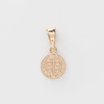 Medalla San Benito mini 9 mm - Vibrantto Joyas y Accesorios - D101