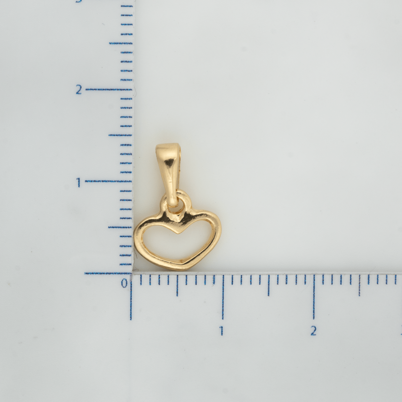 Dije Corazon Silueta - Vibrantto Joyas y Accesorios - 9131039