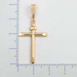 Dije Cruz Puntas Planas 3.5cm - Vibrantto Joyería - OC28145