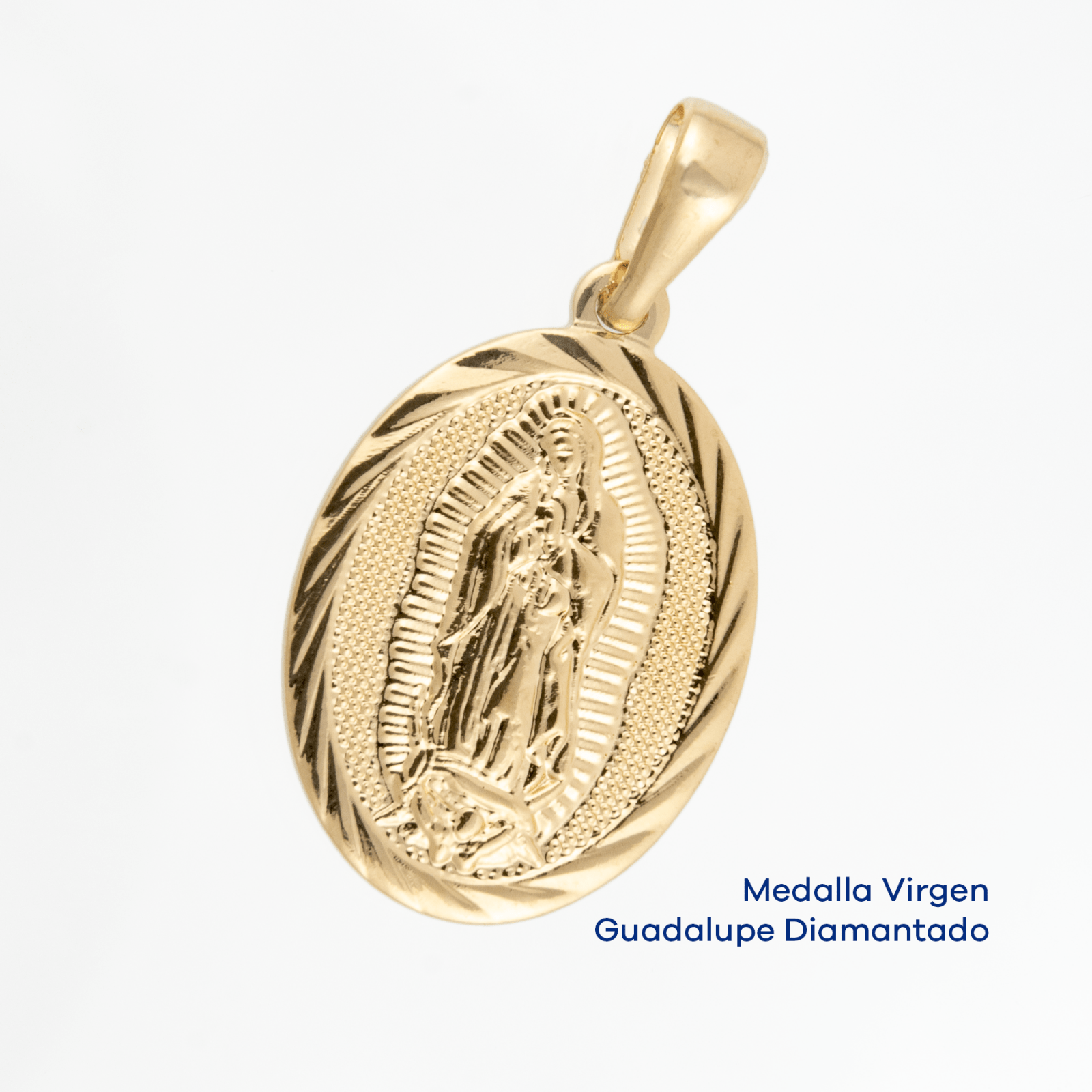 Medalla Guadalupe Diamantado - Vibrantto Joyas y Accesorios - 9131033