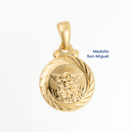 Medalla San Miguel Diamantado - Vibrantto Joyas y Accesorios - 9130843