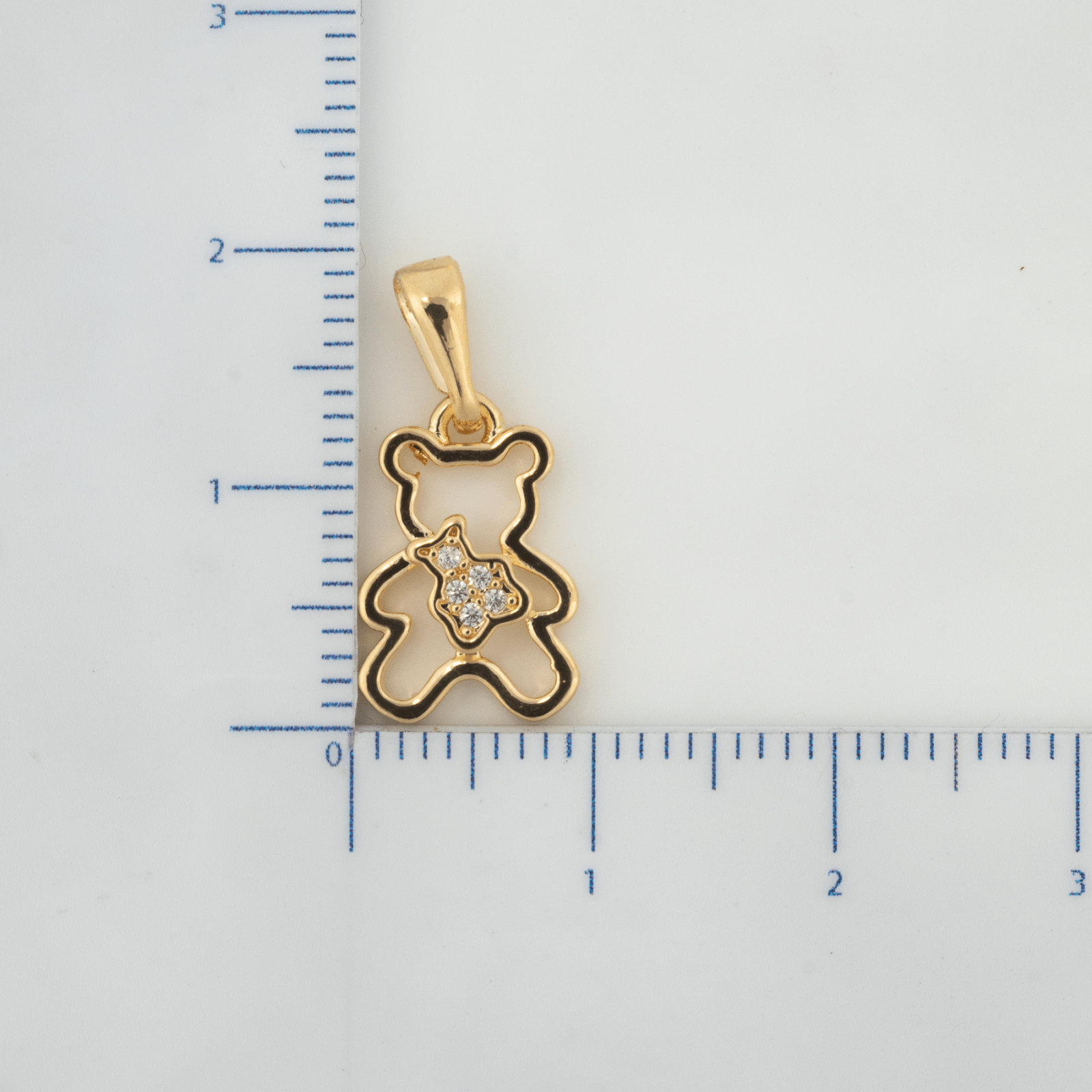 Dije Osos Circon - Vibrantto Joyas y Accesorios - 9131027