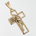 Dije Cruz Silueta Rostro - Vibrantto Joyas y Accesorios - 28084