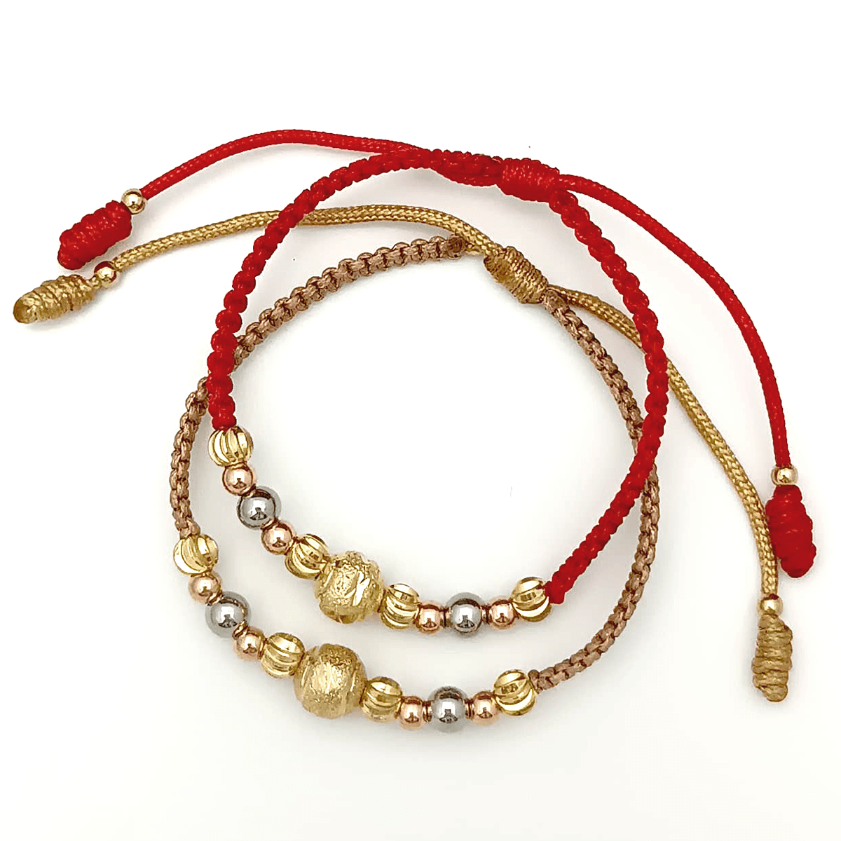 Manilla Italo Liso tres tonos - Vibrantto Joyería