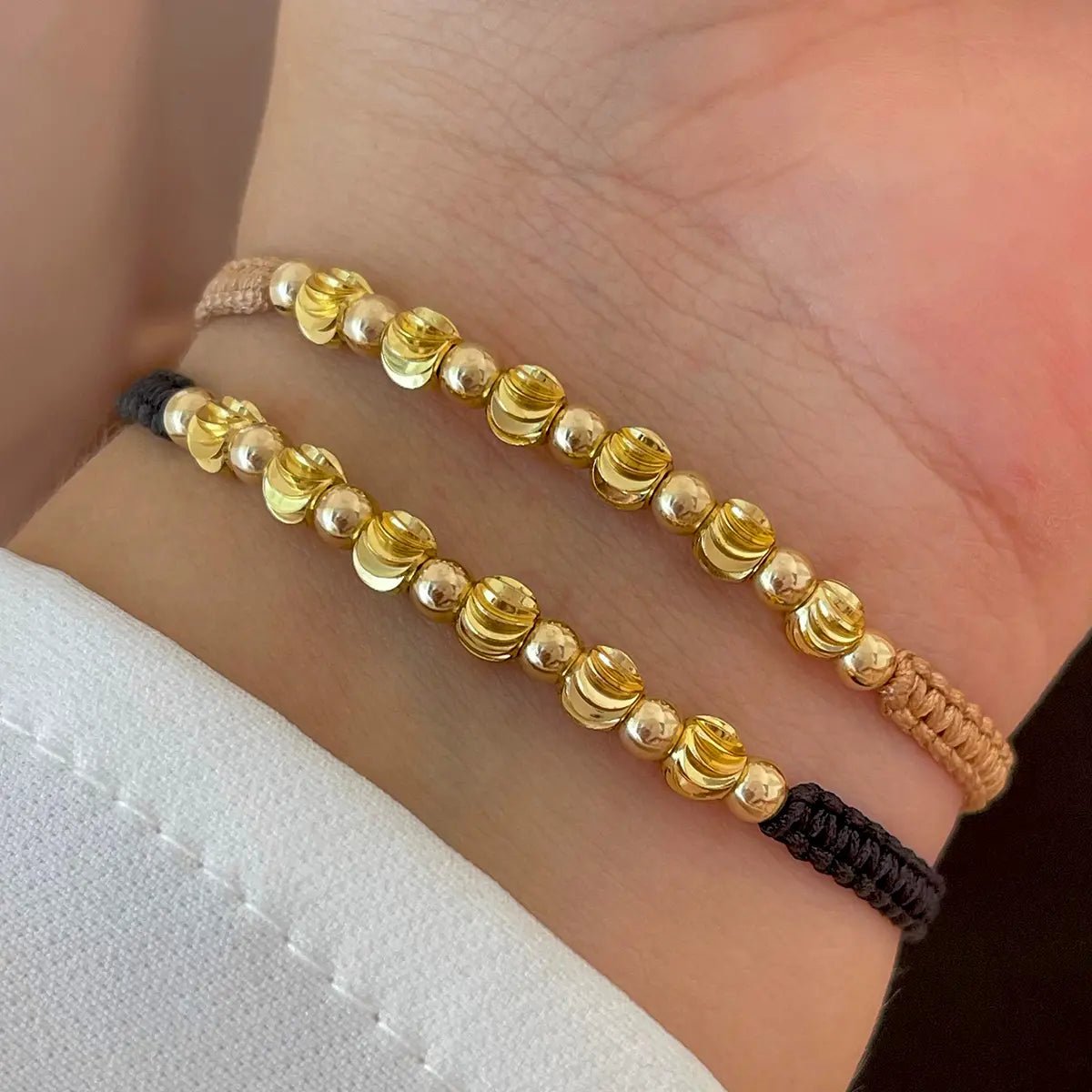 Manilla Colore Manillas Artesanales. Balines en Oro Laminado 18k – Vibrantto Joyas y ...