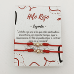 Manilla Pareja Hilo Rojo - Vibrantto Joyería 