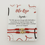 Manilla Pareja Hilo Rojo - Vibrantto Joyería 