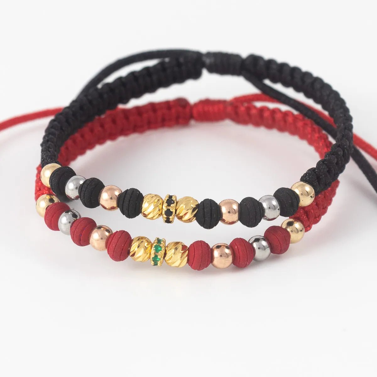 Manilla Pareja Tricolor Neo Rondel - Vibrantto Joyería