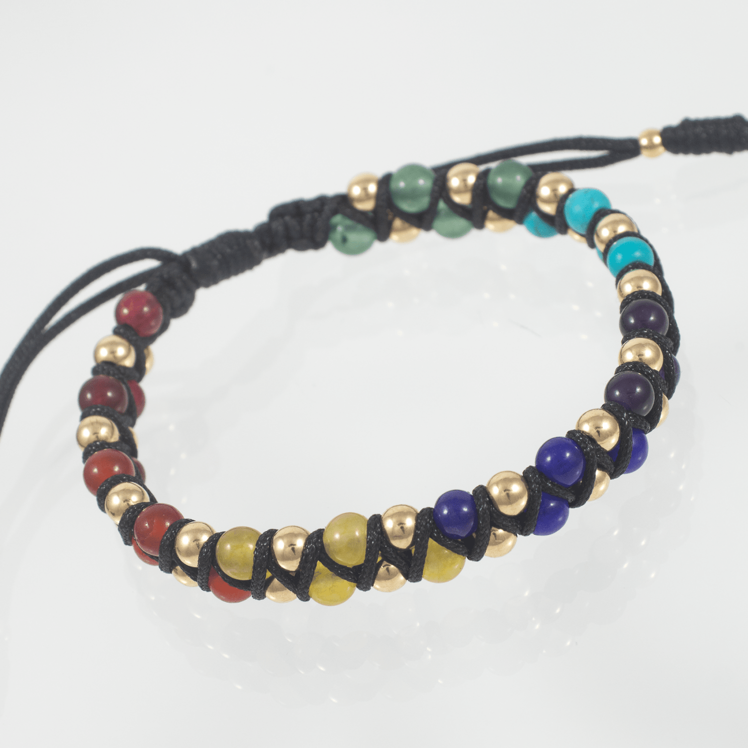 Manilla 7 Chakras Zig Zag - Vibrantto Joyas y Accesorios - 