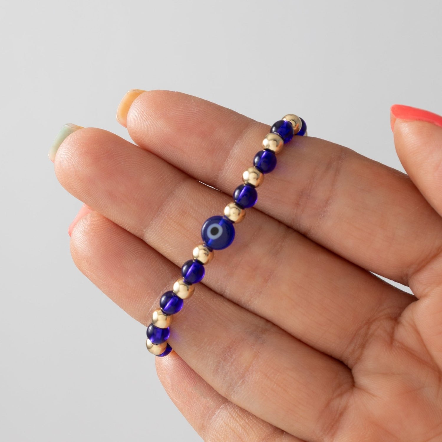 Manilla Niño Ojo Turco Azul - Vibrantto Joyas y Accesorios-MN1001