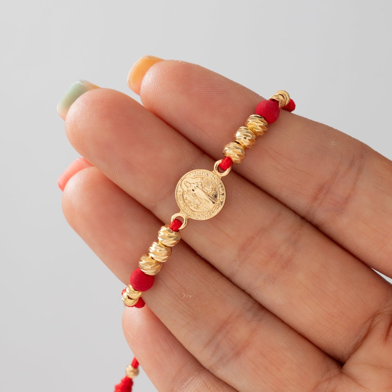 Manilla Niño Protección San Benito - Vibrantto Joyas y Accesorios-MN1007