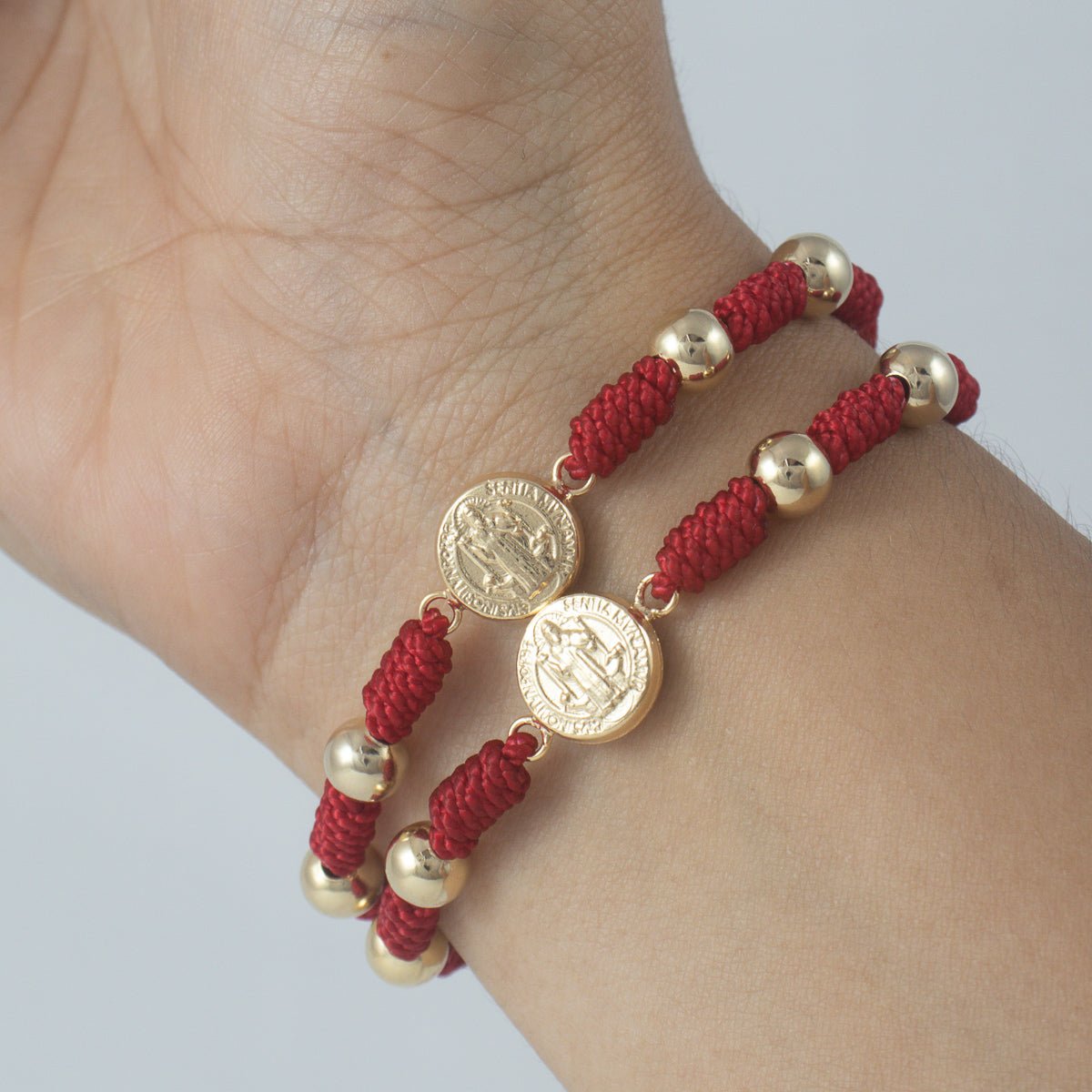 Manilla pareja San Benito 7 nudos 6mm Herraje - Vibrantto Joyas y Accesorios - MP3049 - 2