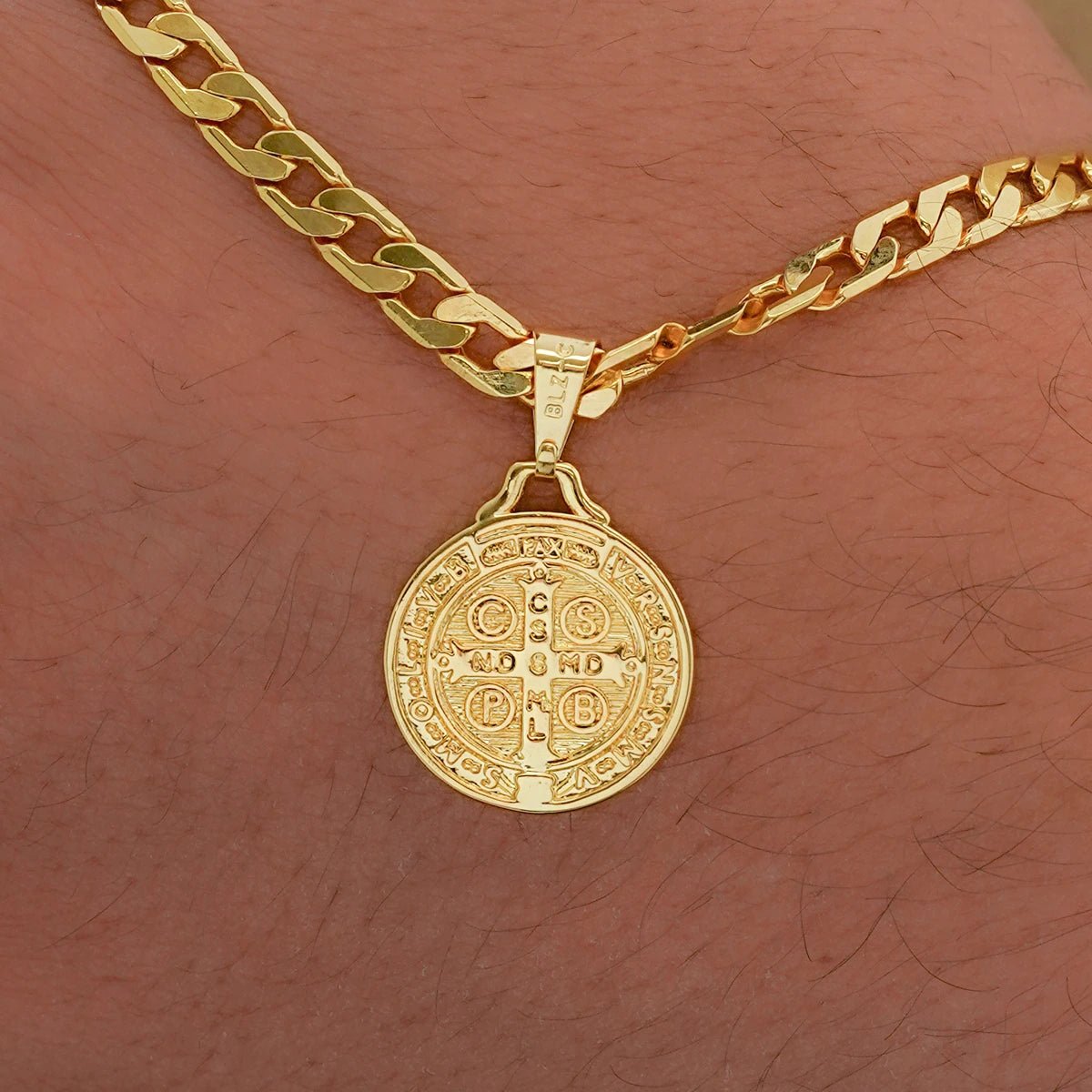 Medalla San Benito - Vibrantto Joyería
