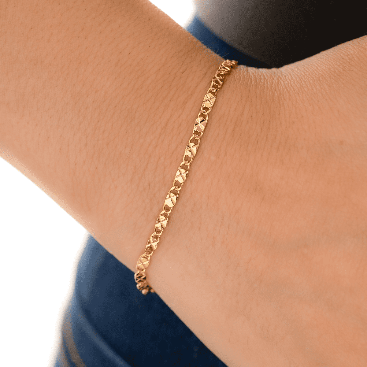 Pulsera Destellos 2.5 mm 16 cm + extensor