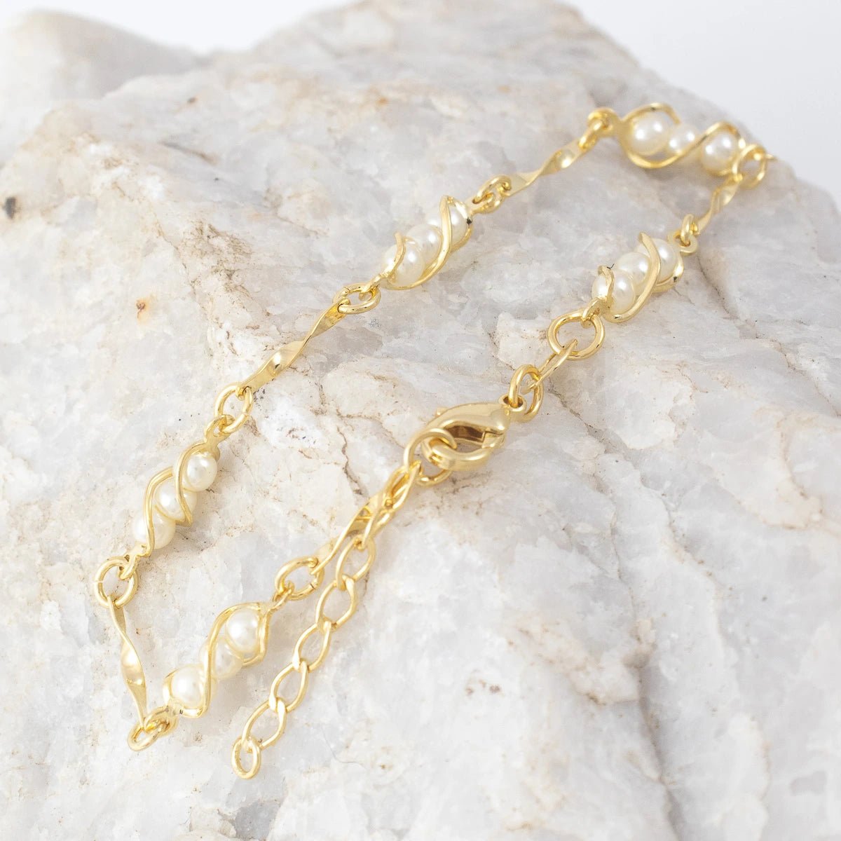 Pulsera Perlé 16 cm + extensor - Vibrantto Joyería
