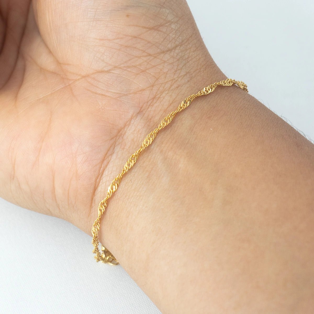 Pulsera Singapur 16 Cm + Extensor - Vibrantto Joyería