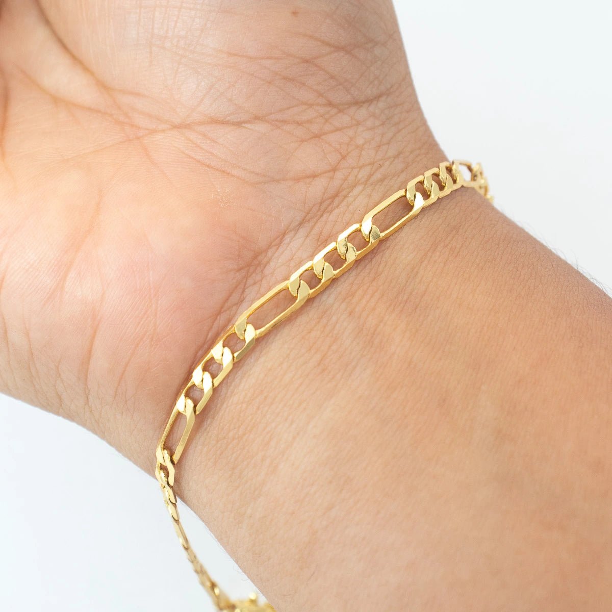 Pulsera Tejido 3x1 Diamantado 20 cm - Vibrantto Joyería
