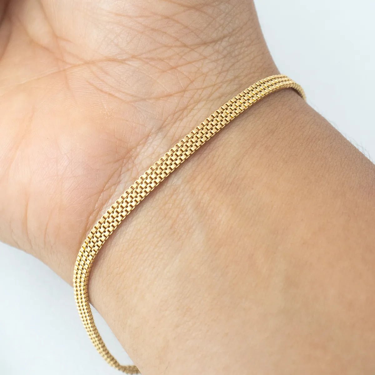 Pulsera Veneciana 3 mm 20 cm - Vibrantto Joyería