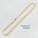 Pulsera 1X1 Eslabon 19.5cm - 3mm - Vibrantto Joyas y Accesorios - 9080321