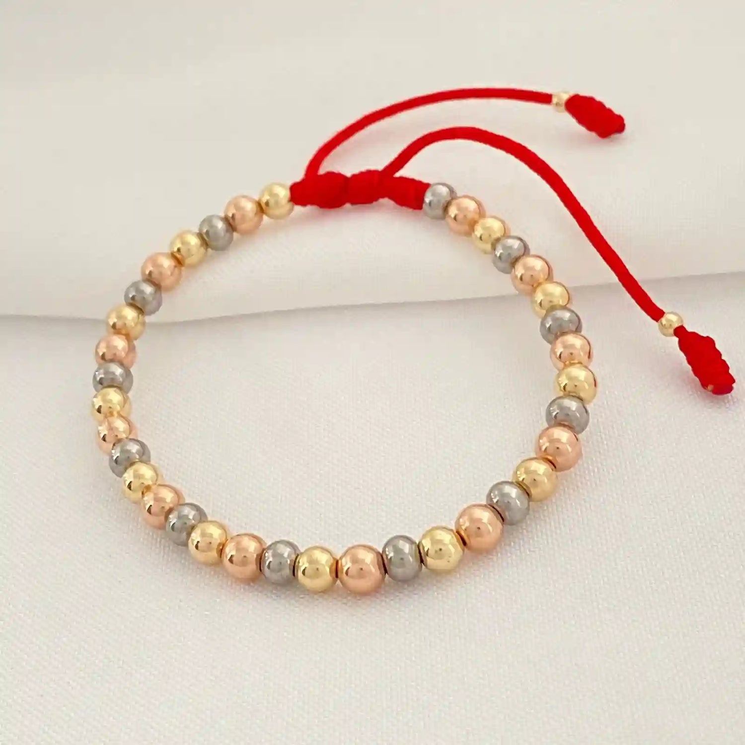 Manilla tricolor 1. Oro Laminado 18k - Vibrantto.com - Colombia