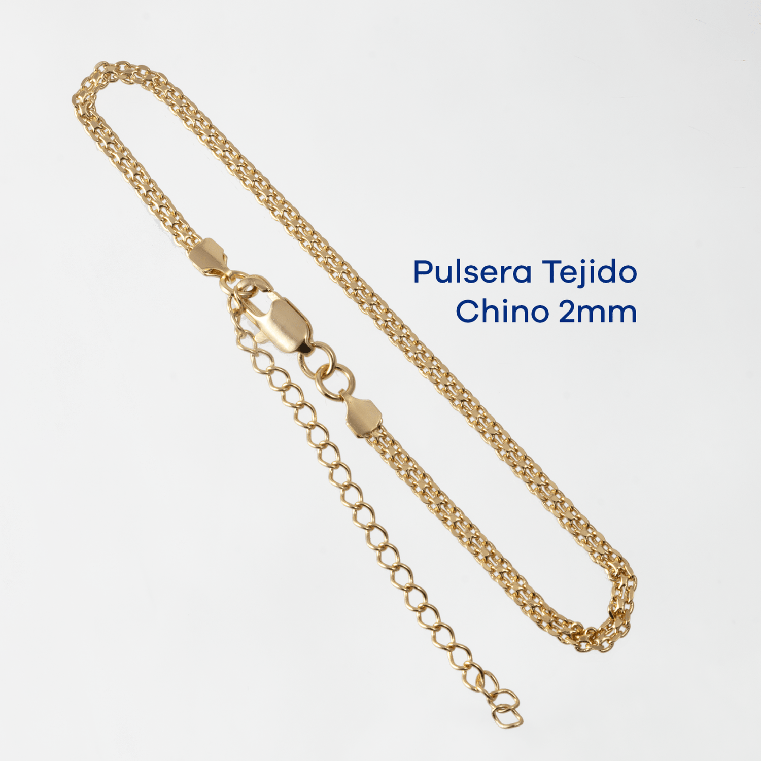 Pulsera Tejido Chino 2mm - 17mm - Vibrantto Joyas y Accesorios - OC56173