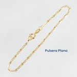 Pulsera Plana 2mm 18cm - Vibrantto Joyas y Accesorios - 9080303