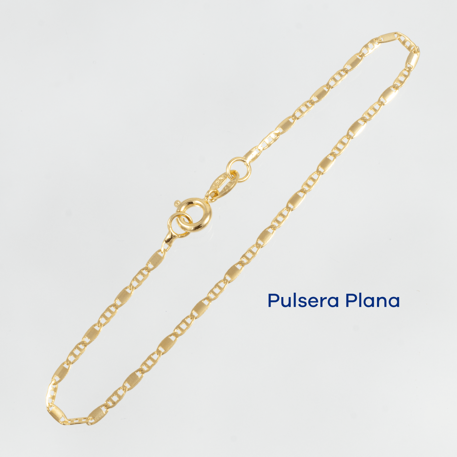 Pulsera Plana 2mm 18cm - Vibrantto Joyas y Accesorios - 9080303