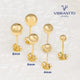 Set Aretes Balín - Vibrantto Joyería 