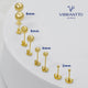 Set Aretes Balín - Vibrantto Joyería 