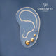 Set Aretes Balín - Vibrantto Joyería 