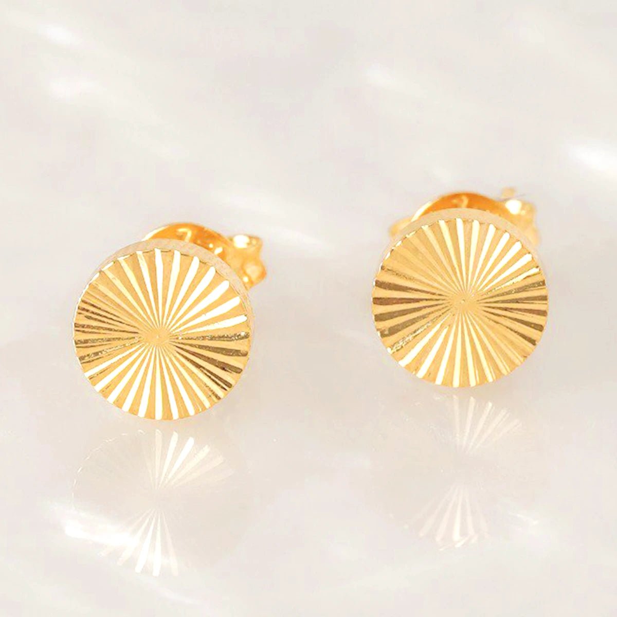 Set x 2 Topos Clover Sol - Vibrantto Joyería