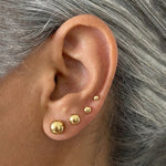 Set Aretes Balín - Vibrantto Joyería foto en uso 