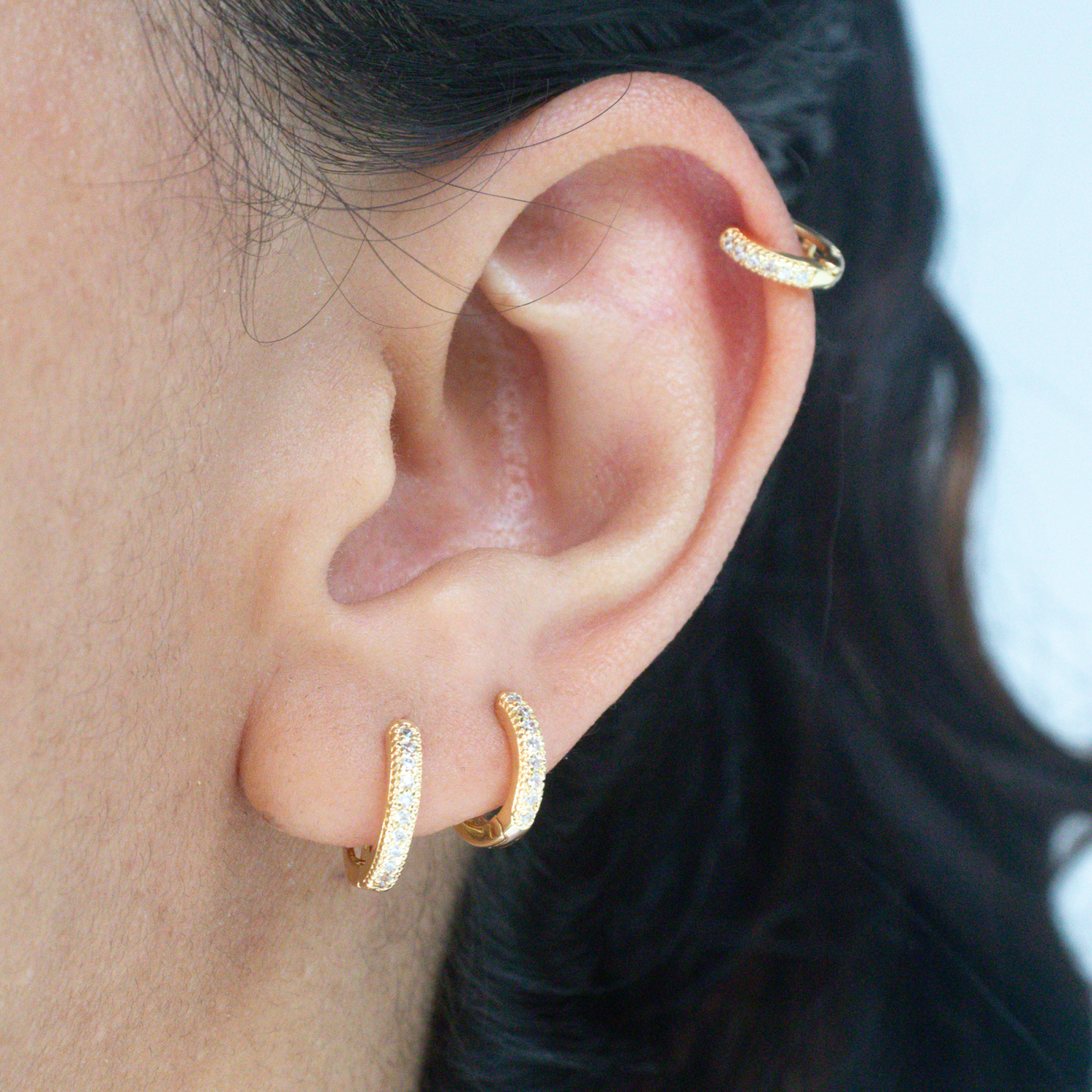 Set x3 Candongas Circones - Vibrantto Joyas y Accesorios - 9031312-9031311-9031310