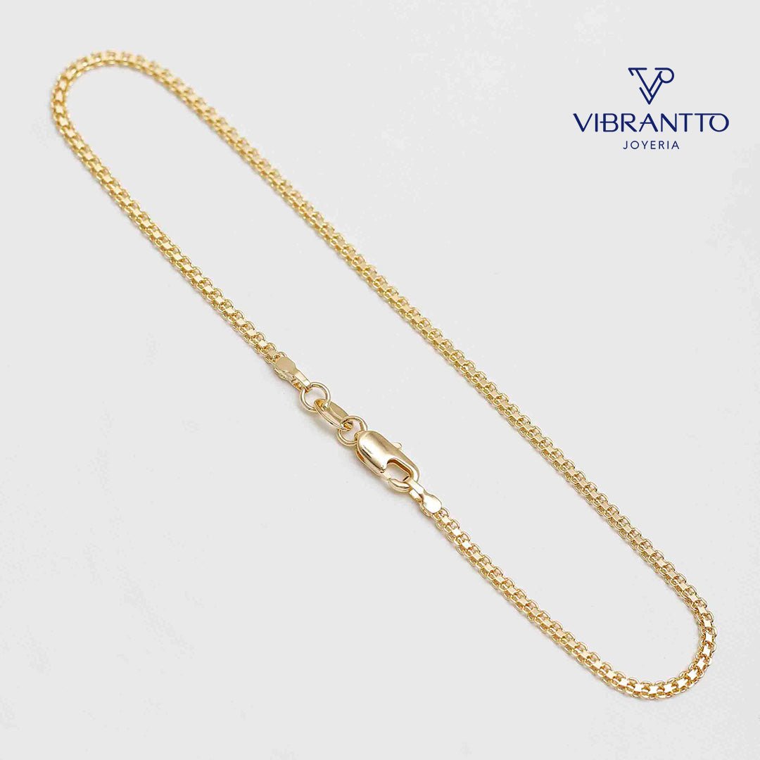 Tobillera Tejido Chino 2 mm 25 cm - Vibrantto Joyería