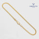 Tobillera Tejido Chino 3 mm 24.5 cm - Vibrantto Joyería