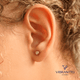 Topo Circonia Redonda - Vibrantto Joyería 