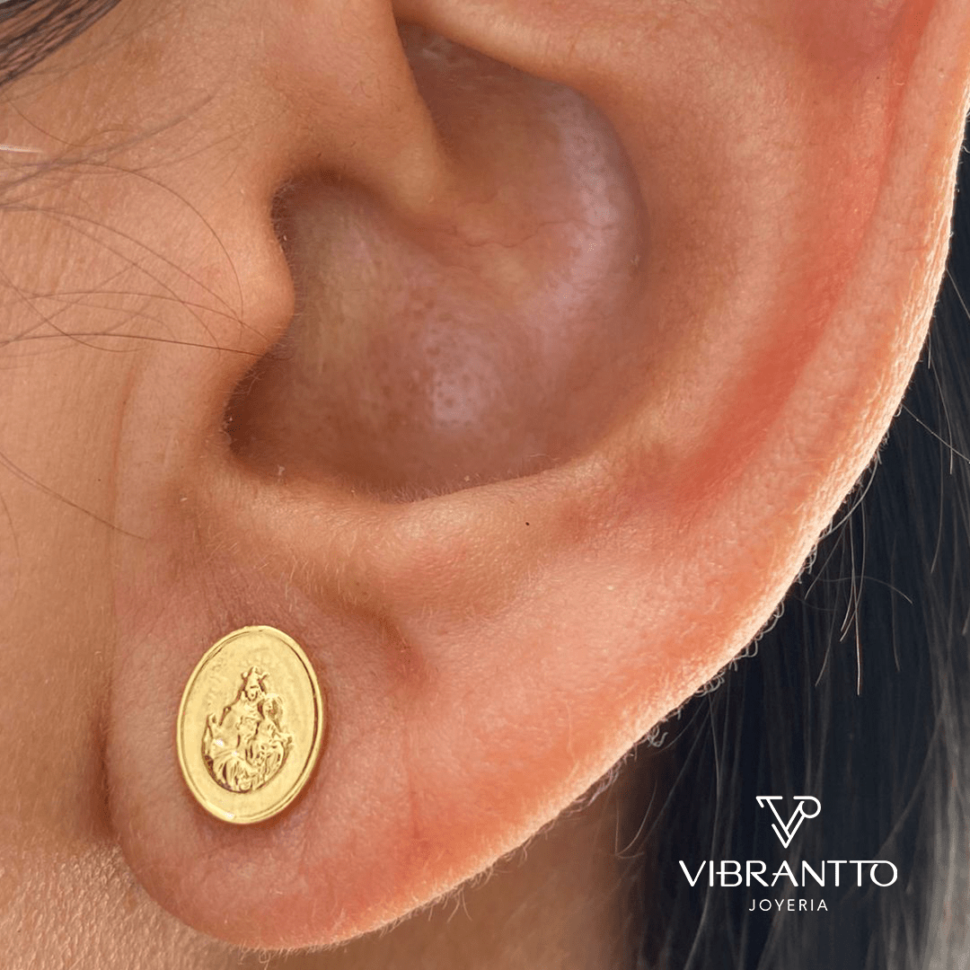 Topo Virgen del Carmen mini - Vibrantto Joyería