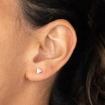 Topo Circon Triangular 4mm (Rosca Seguridad) - Vibrantto Joyas y Accesorios-31032