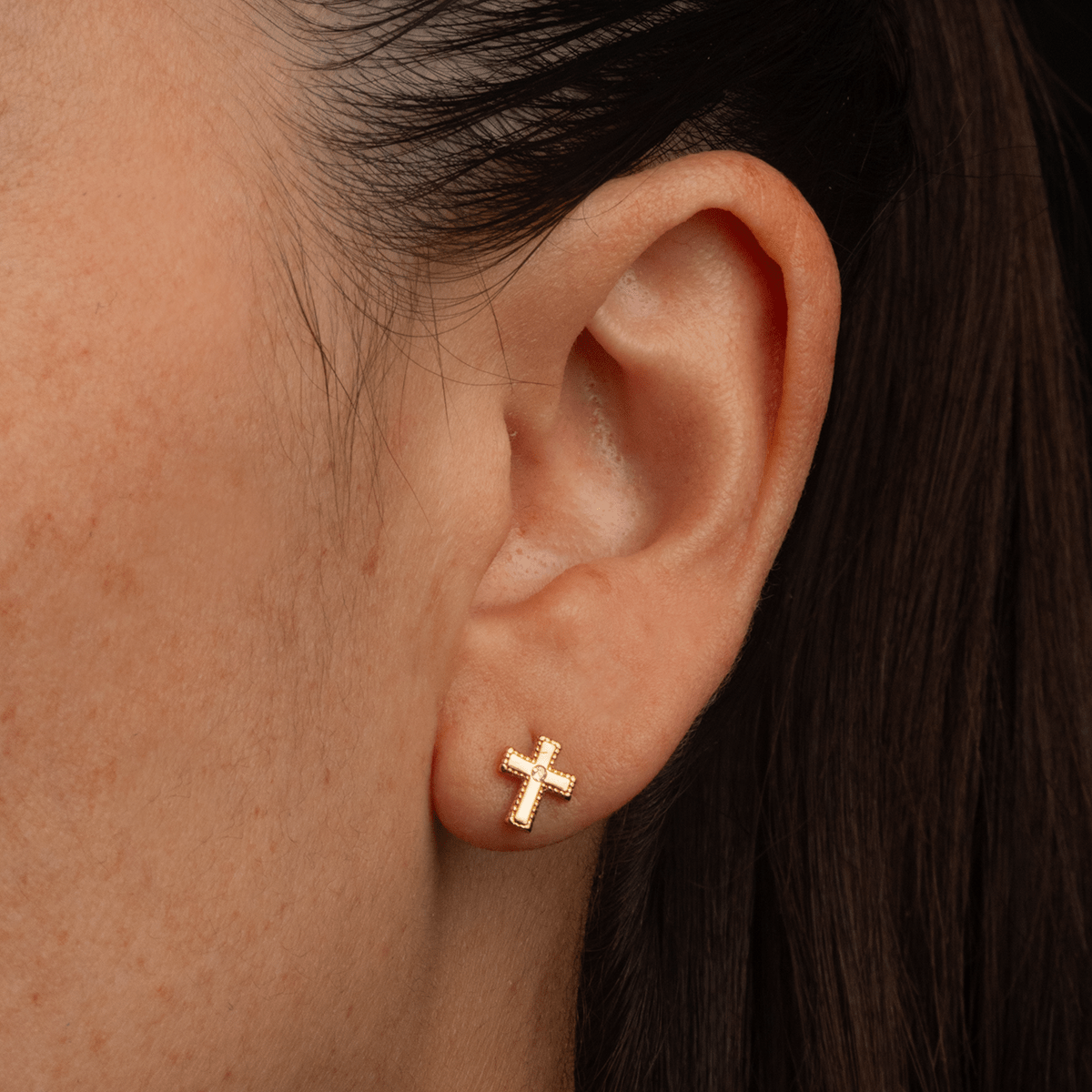 Topo Cruz Circon - Vibrantto Joyas y Accesorios - T671