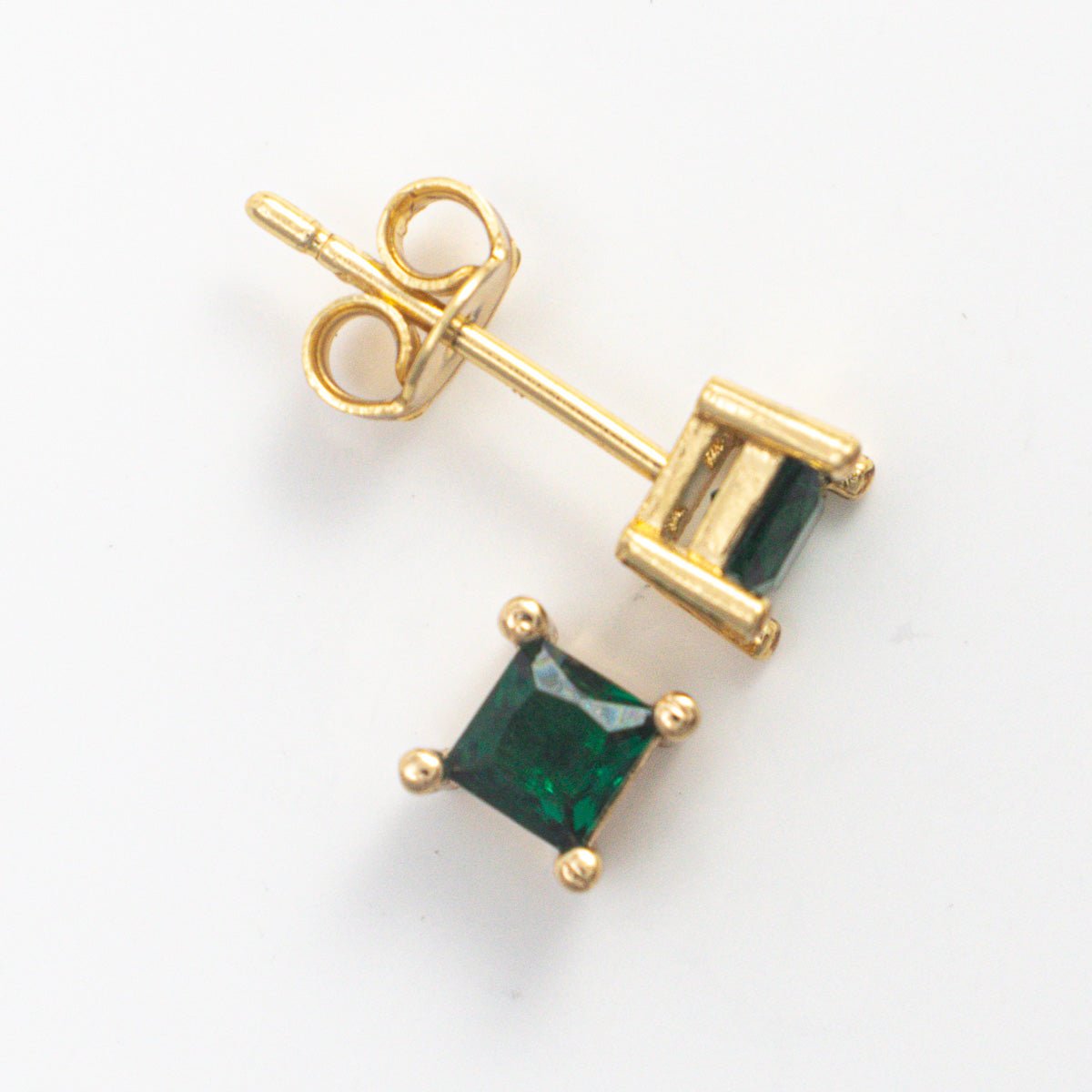 Topo Cuadrado Esmeralda - Vibrantto Joyería - OC34589