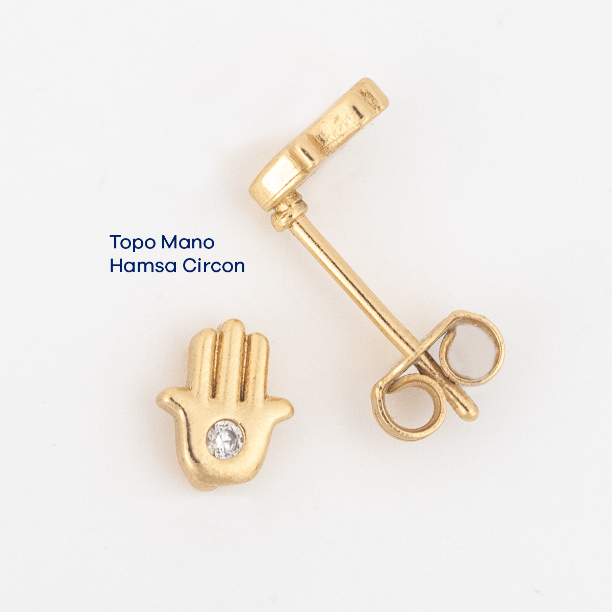 Topo Mano Hamsa Circon - Vibrantto Joyas y Accesorios - T1070