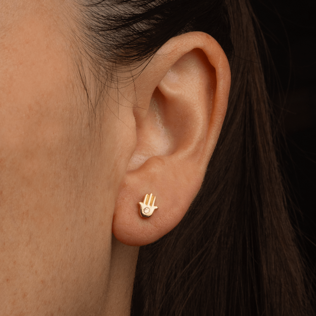 Topo Mano Hamsa Circon - Vibrantto Joyas y Accesorios - T1070