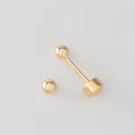 Topo Balin 3mm - Rosca de Seguridad - Vibrantto Joyas y Accesorios-9021809
